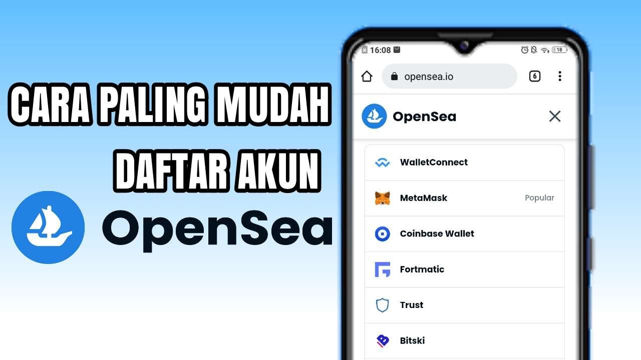 Cara Daftar Opensea - Tutorial Membuat Akun Opensea Dengan Mudah