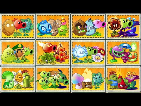 PvZ 2 Random Best Pair Team Plants With 1 Plants Food Vs 5 Fozen Gargantuar Zombie - PVZ 2 Challenge