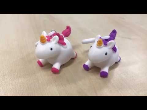 Unicorn squishy hotsell keychain