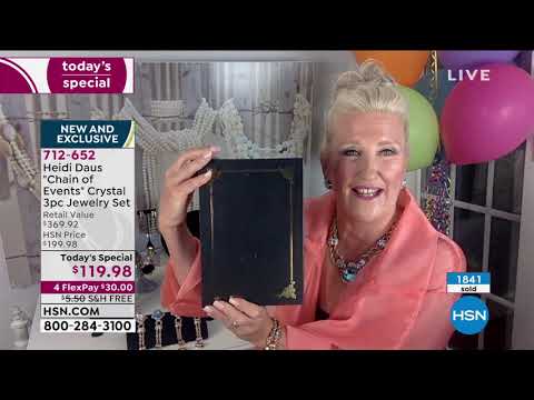 HSN | Heidi Daus Jewelry Designs Celebration 07.30.2020 - 01 AM