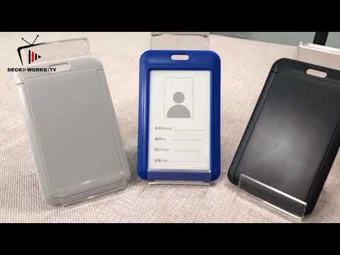 Clix pvc id card holder