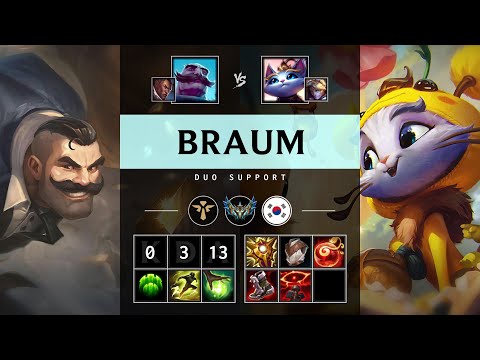 Braum Support vs Yuumi - KR Challenger Patch 25.11
