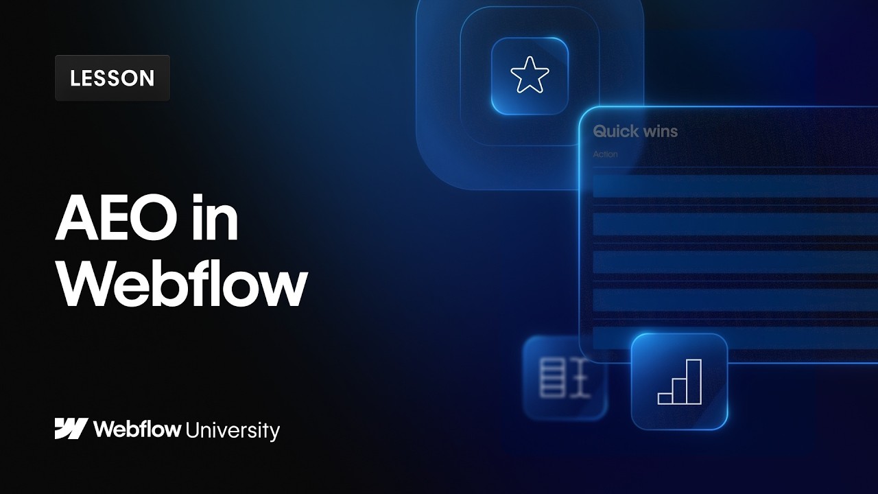 How to show up in AI search – Webflow tutorial