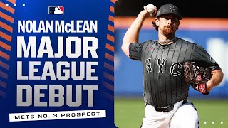 Nolan McLean SHINES in his Major League Debut! | Mets No. 3 Prospect