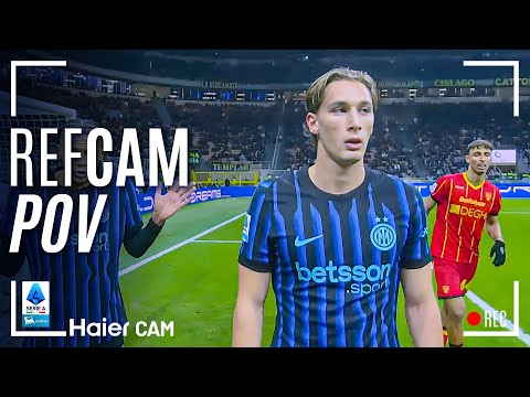 REF CAM POV: You Are The Referee in Inter-Lecce | HAIER CAM | Serie A 2025/26