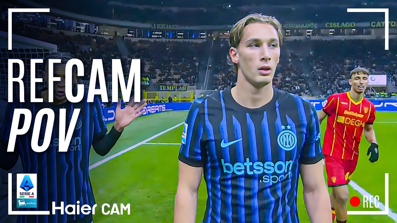 REF CAM POV: You Are The Referee in Inter-Lecce | HAIER CAM | Serie A 2025/26