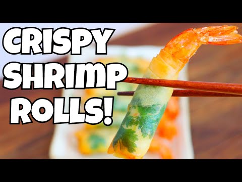 Ultimate Firecracker Shrimp Rolls w/ Cilantro!