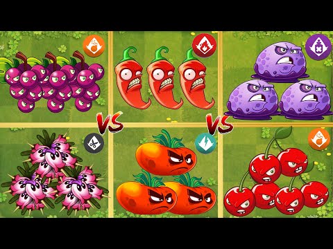 Pvz 2 Gameplay - 6 Super Bomb Plants Challenge - Who 's Strongest Plant ？