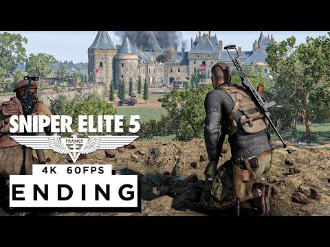 SNIPER ELITE 5 ENDING Walkthrough Gameplay Part 4 - (4K 60FPS) - No Commentary