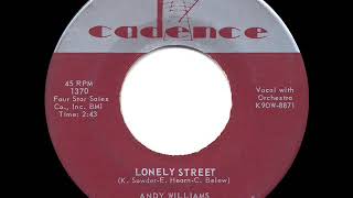 1959 HITS ARCHIVE: Lonely Street - Andy Williams (45 single version)