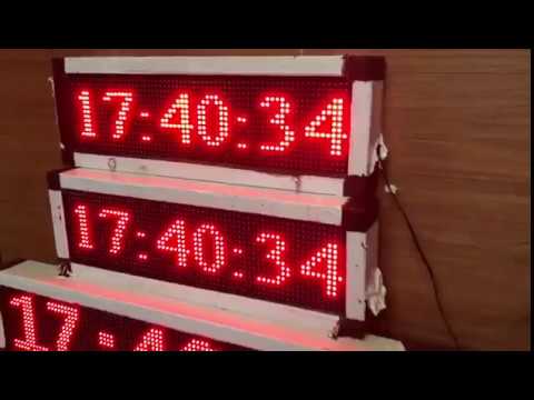 Electronic display boards, resolution: 3d