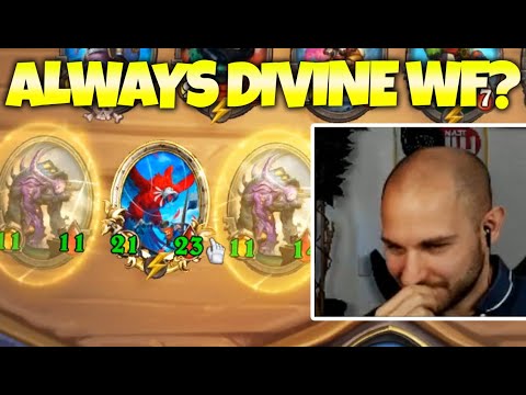 New Amalgam Always Divine Windfury?? ft. Firebat | Zalae Hearthstone Battlegrounds