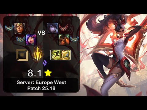 Sivir ADC + Neeko vs Aphelios + Nautilus - EUW Challenger - Patch 25.18