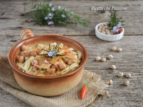 Pasta e ceci  - Versione flash - ricetta calabrese - Ricette che Passione