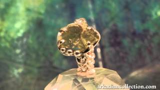 preview picture of video 'Raw Moldavite Ring Handmade in Sterling Silver'