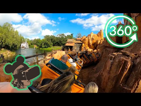 360º Ride on Big Thunder Mountain Railroad at Magic Kingdom