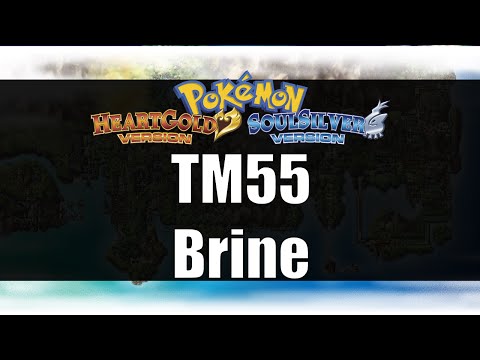 Pokemon Heart Gold & Soul Silver - Where to get TM55 Brine