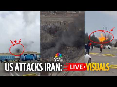 IRAN WAR LIVE VISUALS: US Attacks Tehran | Missle Attack By Donald Trump | US Israel War | N18G