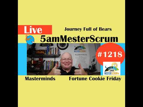 Scary Bears Lightning Talk 1218 #5amMesterScrum LIVE #scrum