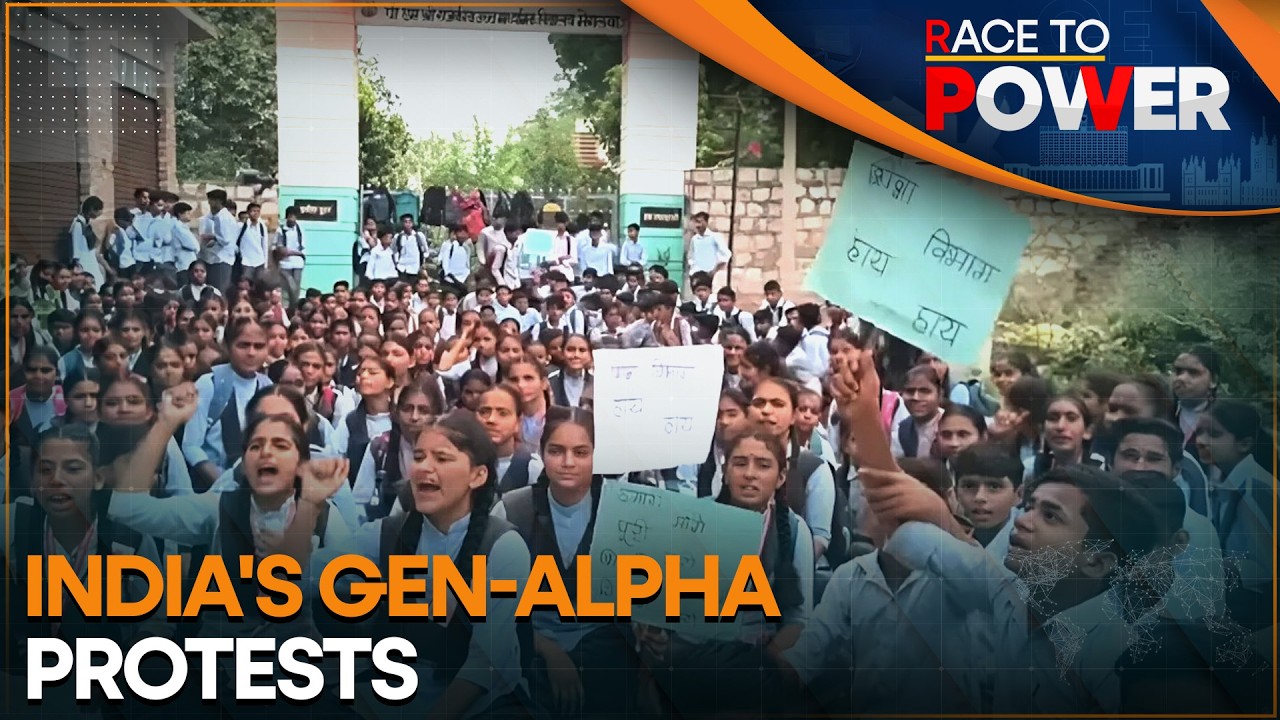 India's Gen-Alpha Protests Across India for Better Education & Infrastructure | WION