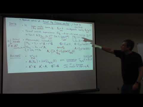 M. Kontsevich - 28-01-2020 - Quantum spectrum in algebraic geometry II