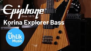 Video thumbnail for Epiphone Korina Explorer Bass - Phil Uhlik Music Demo by Uhlik Music