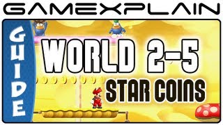 New Super Mario Bros. U - Layer Cake Desert-5 Dry Desert Mushrooms Star Coins Guide & Walkthrough