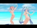 【MMD】 Kiss me 【Tda Miku & Teto】 Vocaloid & Utau ...