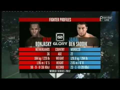 Jamal Ben Saddik VS Remy Bonjasky - Glory 4 Tokyo 31 december 2012 Quarter Final