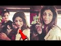 Shilpa Shetty Gets A Kiss From Chimpanzee WATCH VIDEO