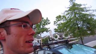 Thule roof rack install Honda Fit