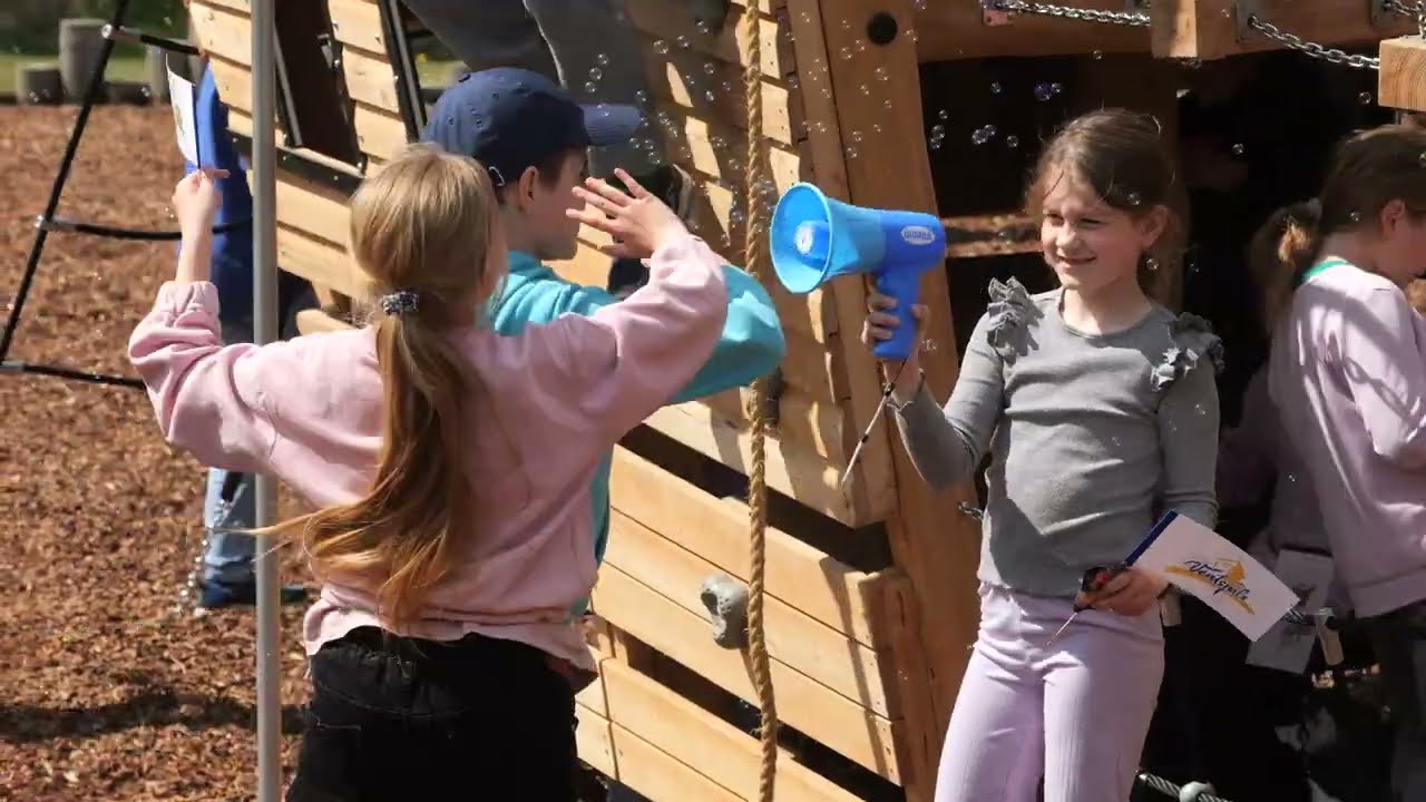 Rotaļu iekārtas “Kuģītis” atklāšana Jūrmalas parkā