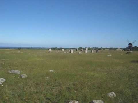 Oland Island Viking Burial Standing Stones