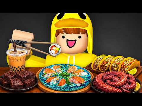 Eating Every NEW ASMR Food In Mukbang Game Update