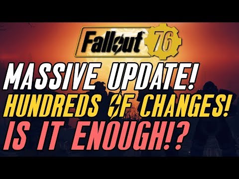 Fallout 76 MASSIVE UPDATE! Special Respec! CAMP Improved! Hundreds of Fixes! #Fallout76