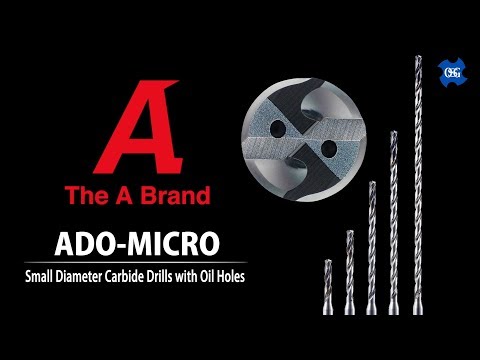 ADO-MICRO:Small Diameter Carbide Drill with Oil Holes