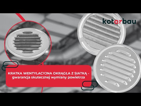 KRATKA WENTYLACYJNA OKRĄGŁA Z SIATKĄ - Gwarancja ... trailer