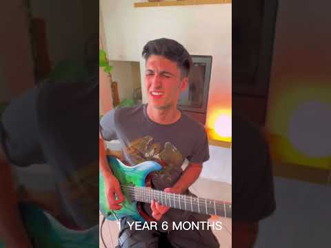 2 Years Guitar Progress in 30 Seconds