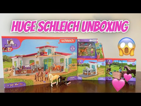 HUGE SCHLEICH UNBOXING ?!?! 🤩😱✨💖 *ASMR #unboxing #asmr