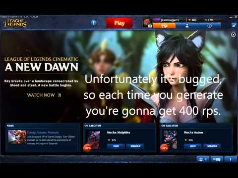 League of legends riot free generator 2014