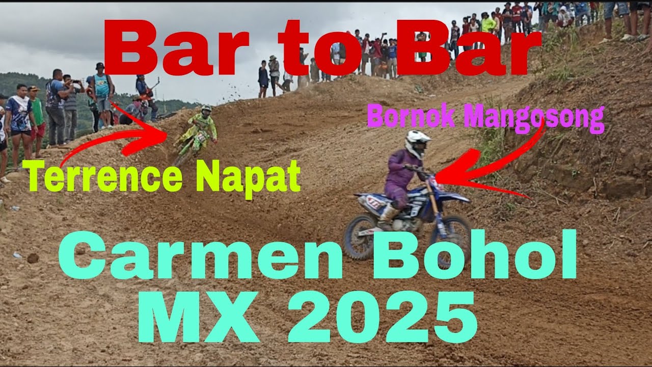Bornok Mangosong vs Terrence Napat Final Expert Class Carmen Bohol Invitational Motocross Comp. 2025