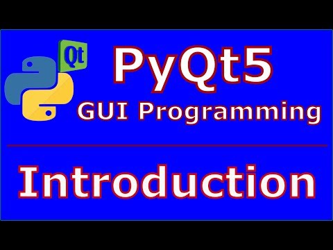 1   PyQt5 Introduction And First Window Class Python GUI Programming