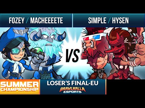 Macheeeete & Fozey vs Simple & Hysen - Loser's Final - Summer Championship 2020 - 2v2 EU