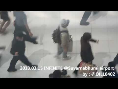 20130315 INFINITE at Suvarnabhumi Airport