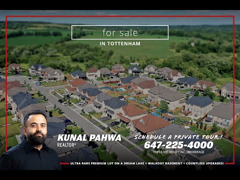 ANOTHER DREAM LISTING - 19 Roy Rd, Tottenham Ontario