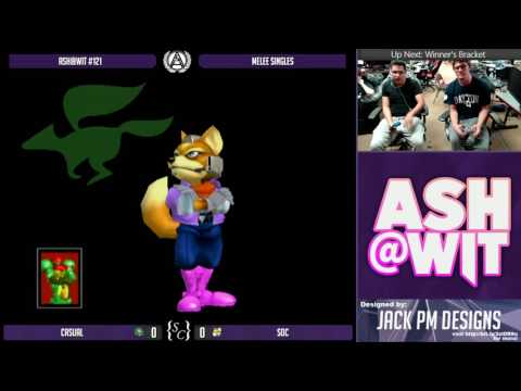 Casual (Samus) vs SOC (Fox) - ASH@WIT #121 Melee Singles