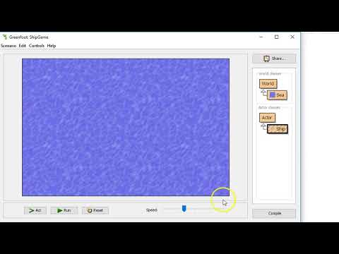 Greenfoot   2  Creating an Ship Actor