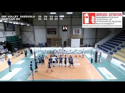 DEF VOLLEY  SASSUOLO   vs MARITAIN MO - 11/06/21 COPPA DIV M