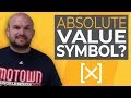 What does the absolute value symbol represent