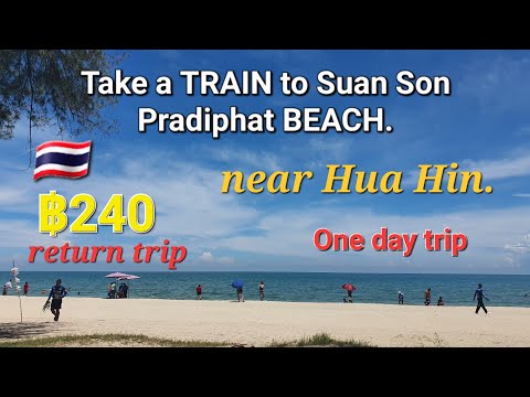 Suan Son Pradiphat Bela praia não muito longe de Bangkok, Hua Hin